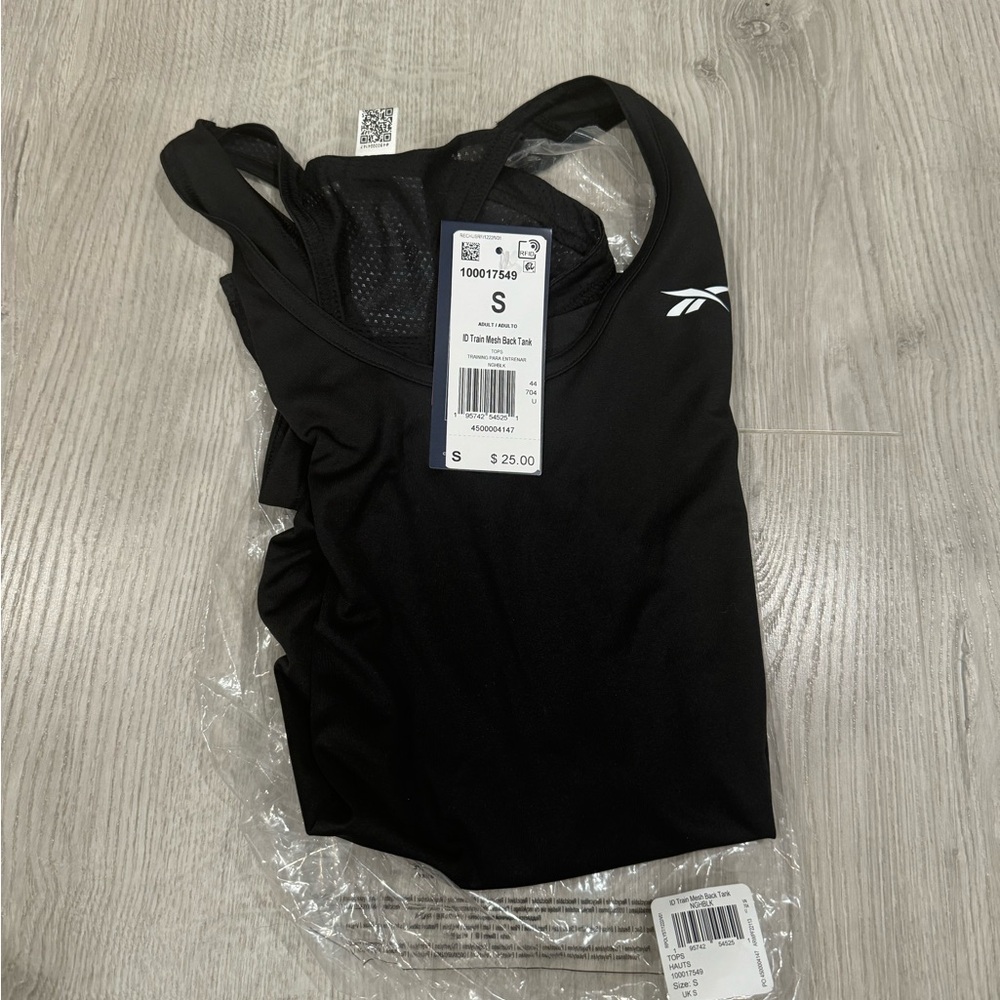 Reebok ID Train Mesh Back Tank - Small - Picture 6 of 6